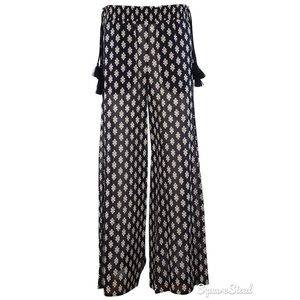 TORY BURCH DOUBLE DIAMOND BEACH PANTS